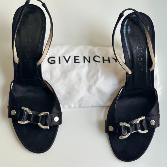 Givenchy Satin Slingback Sandal - Picture 1 of 9